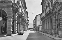 Lugano TI Via della Posta centro città Oldtimer