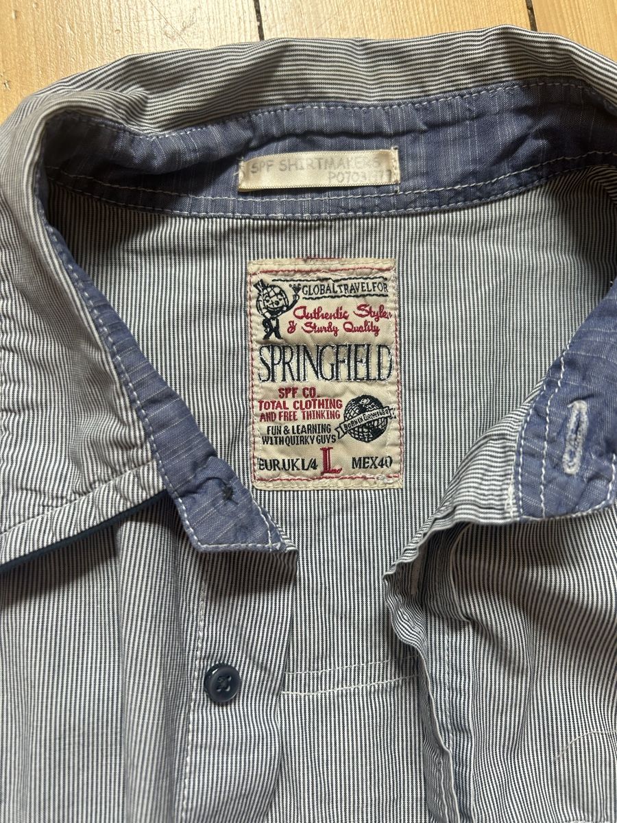 Camicie: Chemise Springfield rayée homme, taille M/L – Usato da St-Prex venduto da mar_f6t6 3