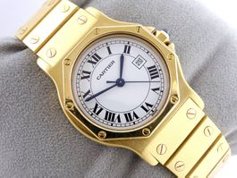 CARTIER SANTOS OKTAGON 18K AUTOMATIK 30MM ARMBANDUHR