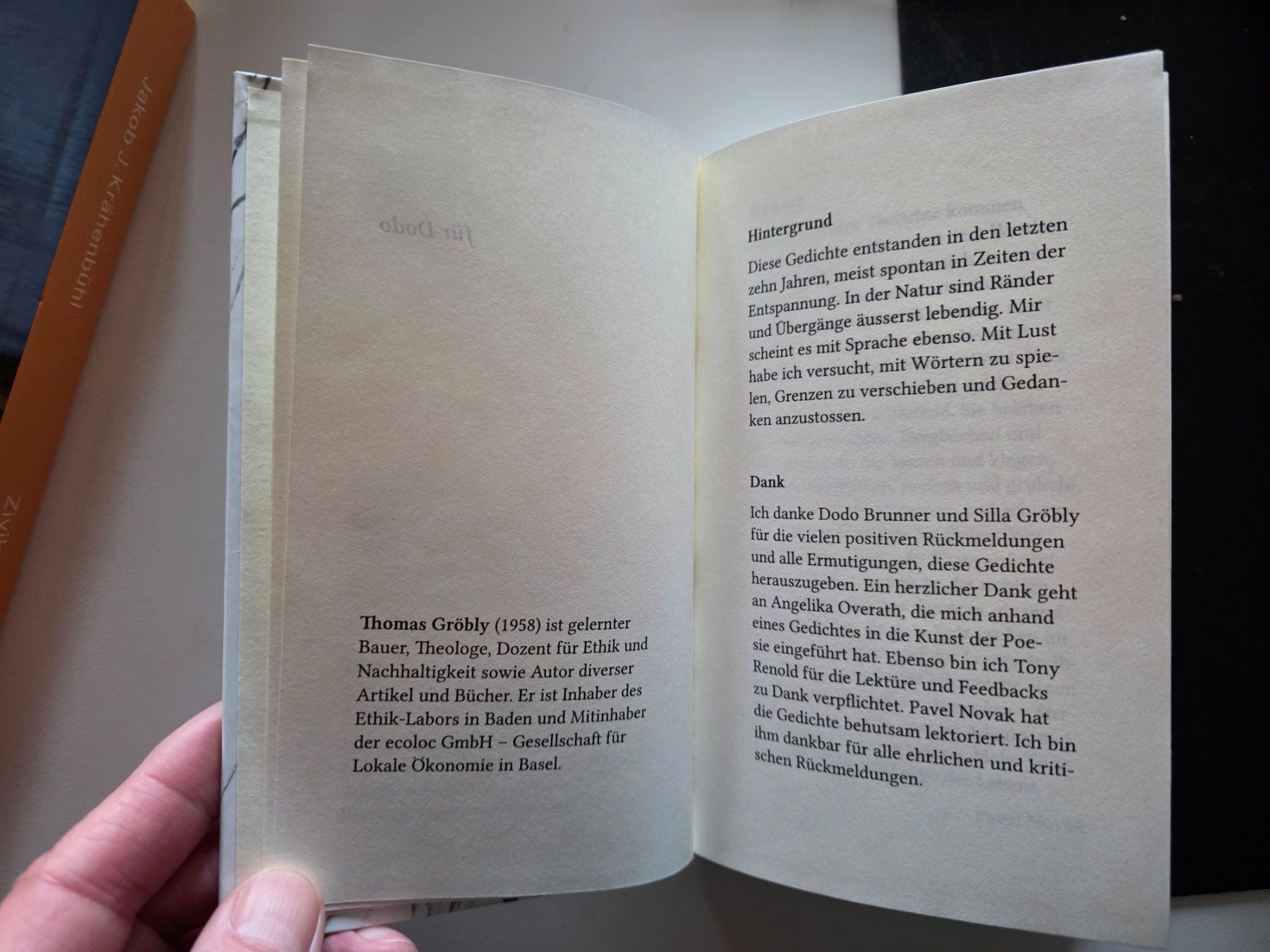 Libri: Thomas Gröbly - Inmitten - Gedichte 2008-2018 – Usato da Walterswil BE venduto da Lonitti 1
