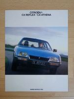 Citroen CX Reflex CX Athena - Prospekt Frankreich 7.79 -O011
