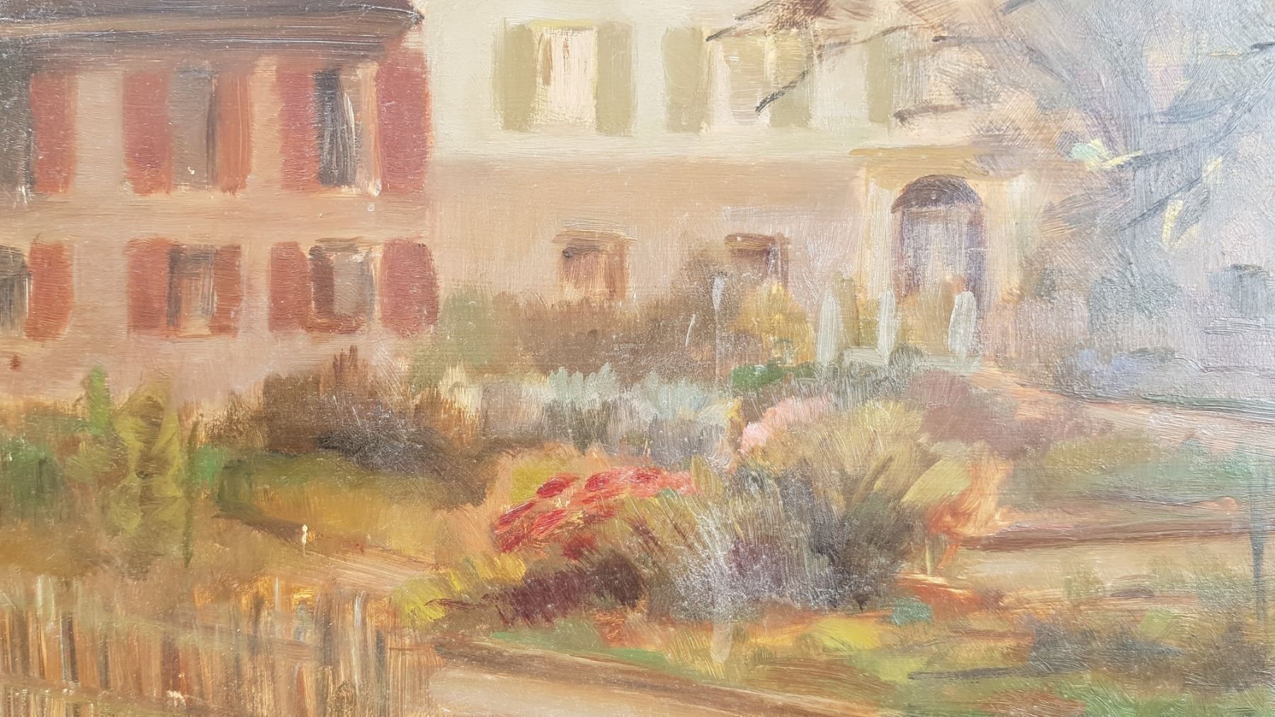 Dipinti: E.Taillens. paysage maison vaudoise – Usato da Lausanne venduto da leneko 3