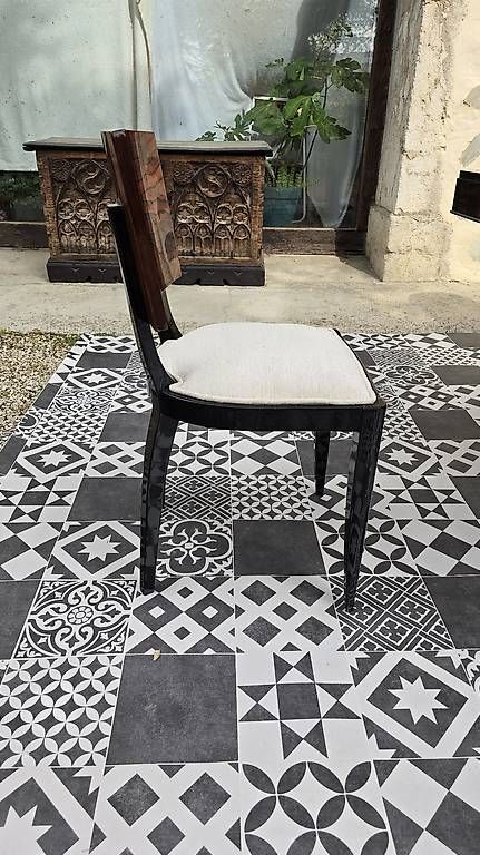 Sedie: Chaises art deco en palissandre de Rio – Usato da Mollens VD venduto da espritartdeco 4