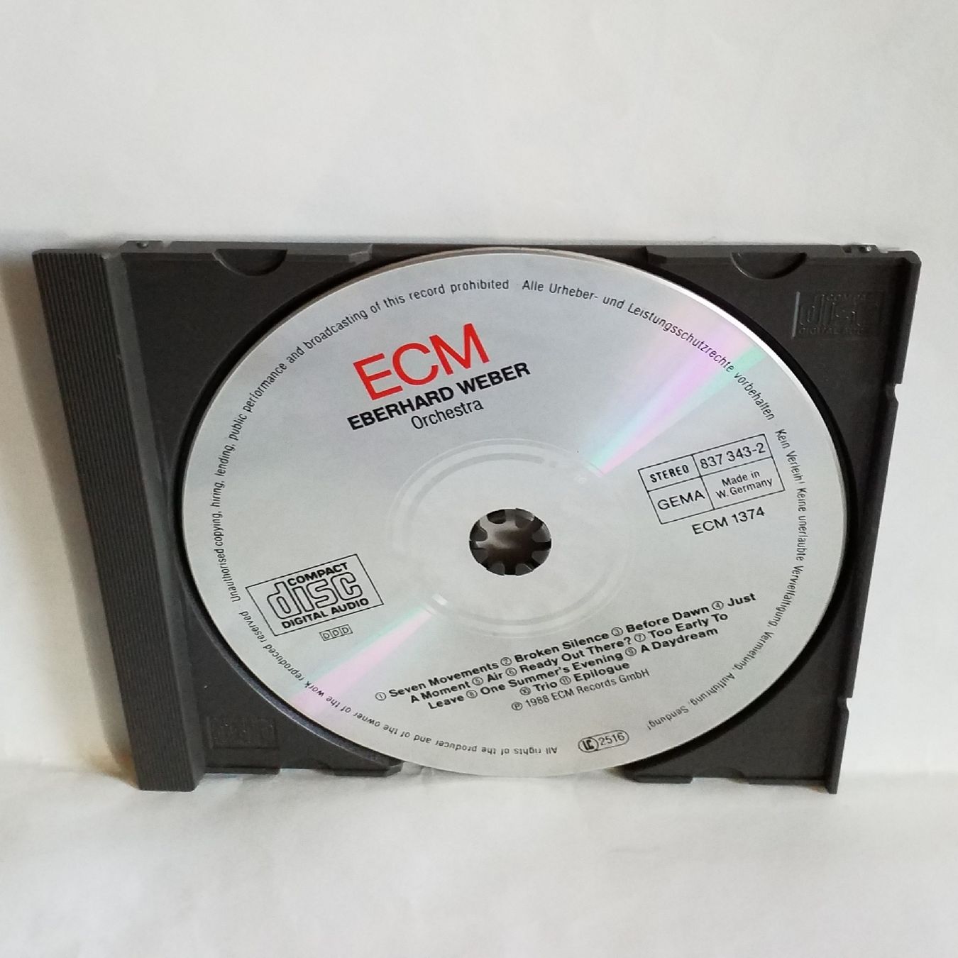 CDs: EBERHARD WEBER,  orchestra - cd 1988  - +++++ – Gebraucht aus Yverdon-les-Bains von Jacotreut 2