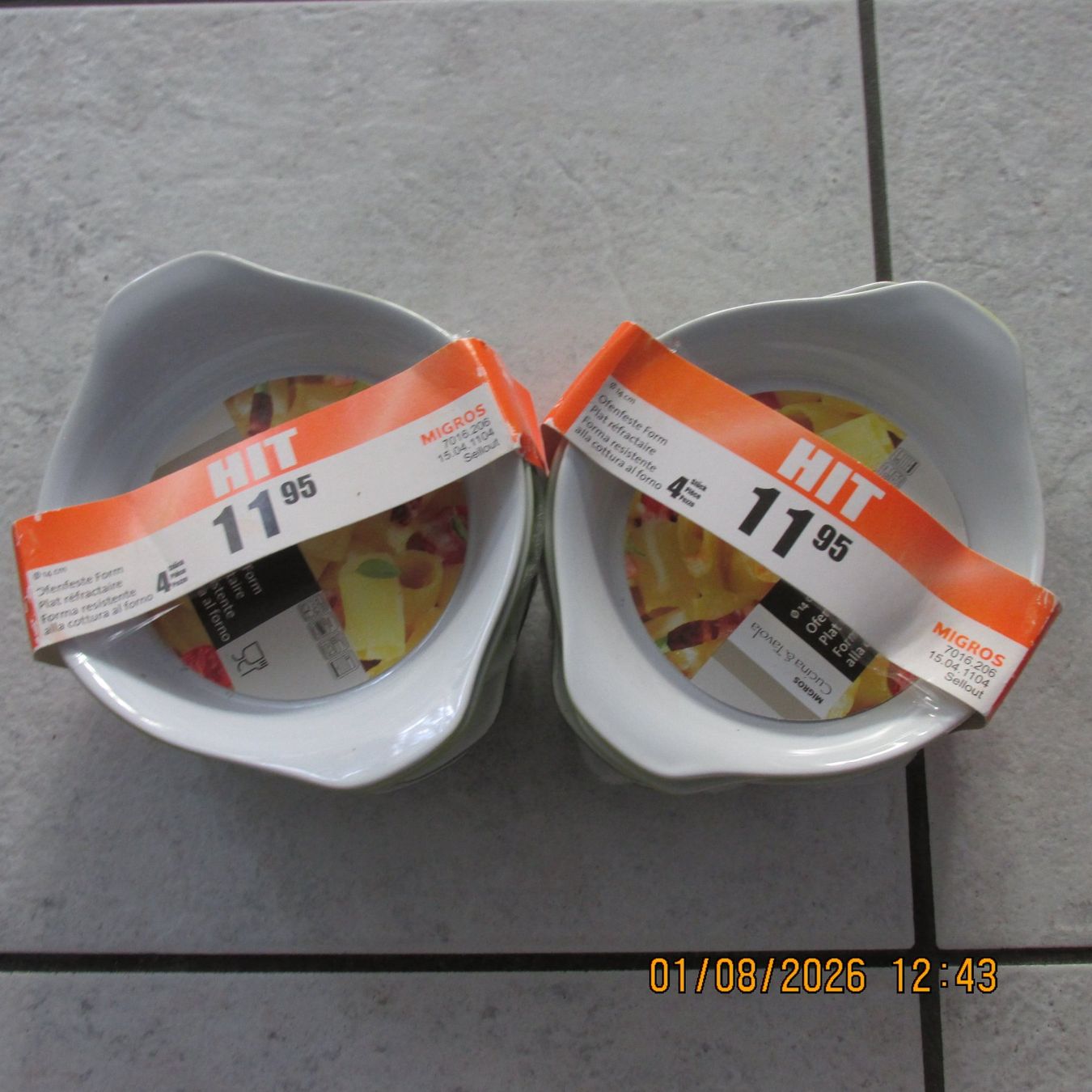 Migros Backformen: 8 Ofenfeste Formen 14cm neu – Neu (gemäss Beschreibung) aus Galgenen von Forflowers 2