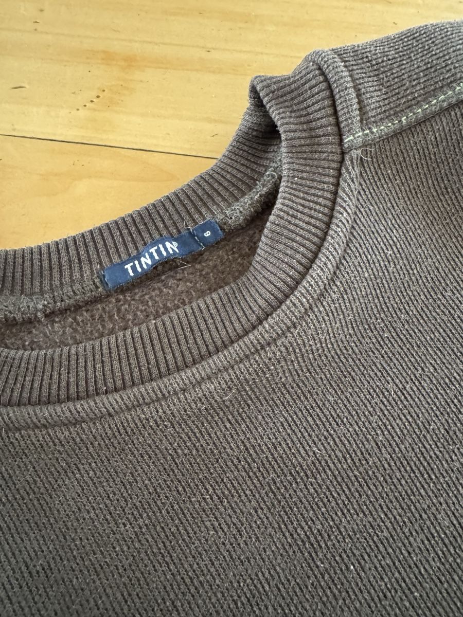 Maglioni & Felpe: Pull / sweat coton brodé Tintin 6 ans – Usato da Puidoux venduto da serendipite 2