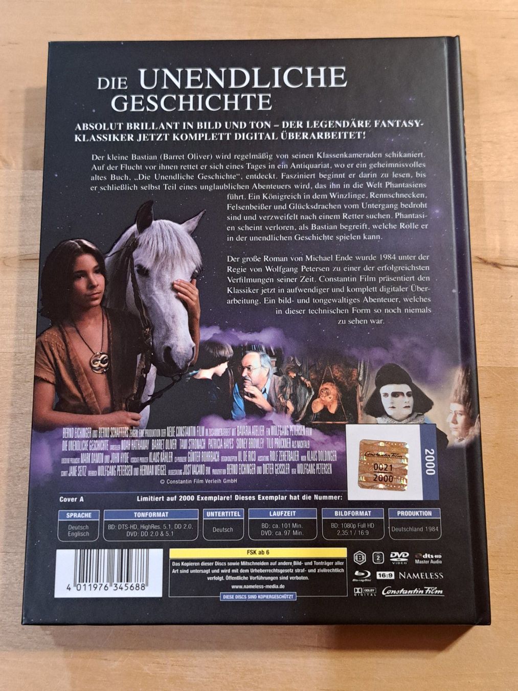 Tutti i DVDs: Die unendliche Geschichte, Mediabook mit Blu-ray und DVD – Nuovo (secondo la descrizione) da Unterseen venduto da Kanica 1