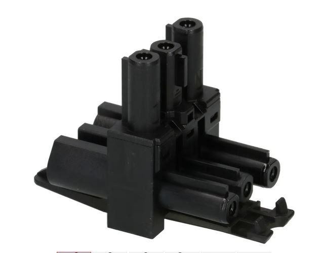 Alimentazione elettrica: Verteilerblock AC 166 GVT 3/3 schwarz – Usato da Eich venduto da DINDONDAN1 1