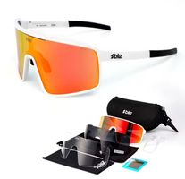 BLIZ Sportbrille Full-Set – weiss & Rot– Ink