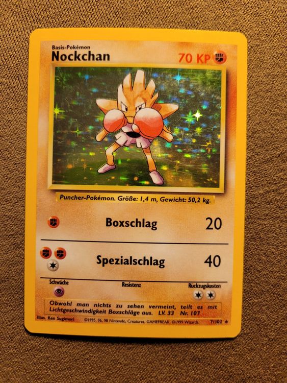 Nockchan 7/102 Base Set Holo (DE) (Gebraucht) in Grindelwald für CHF 15 ...