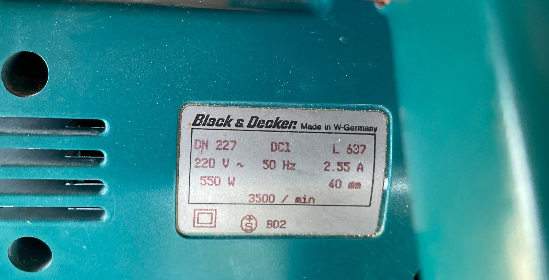 Seghe: Black&Decker DN227 Handkreissäge 550W – Usato da Hettiswil venduto da wer_9kcr 1