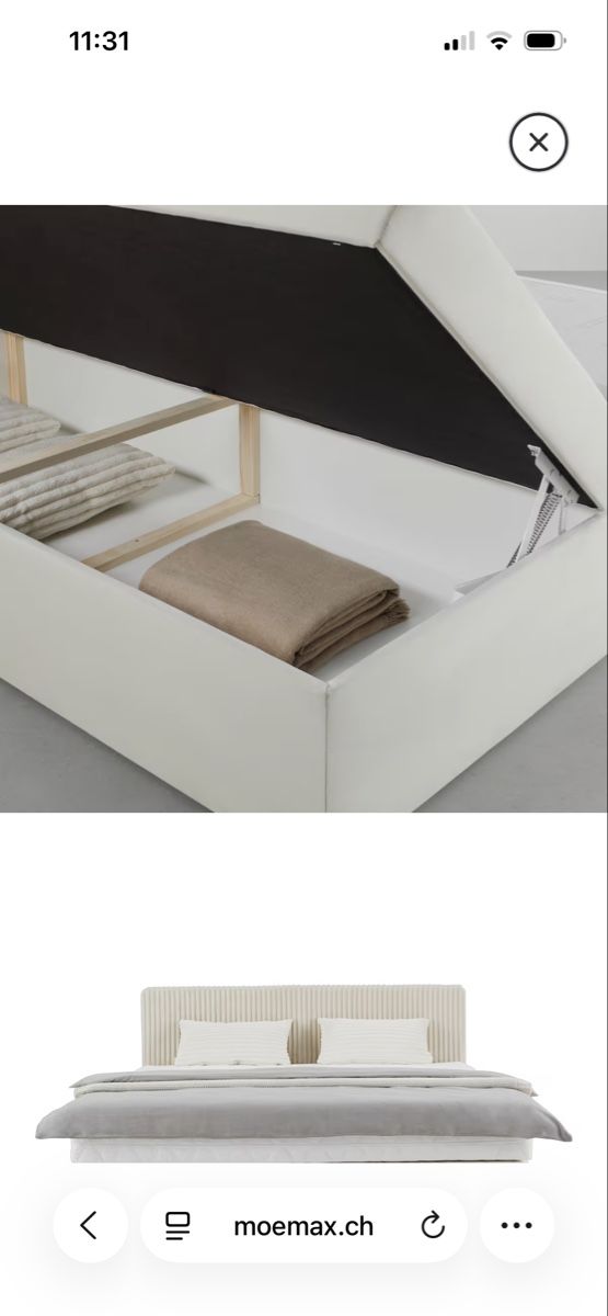 Mömax Betten: Boxspringbett 180x200 – Gebraucht aus Kloten von jiy_mq2s 4