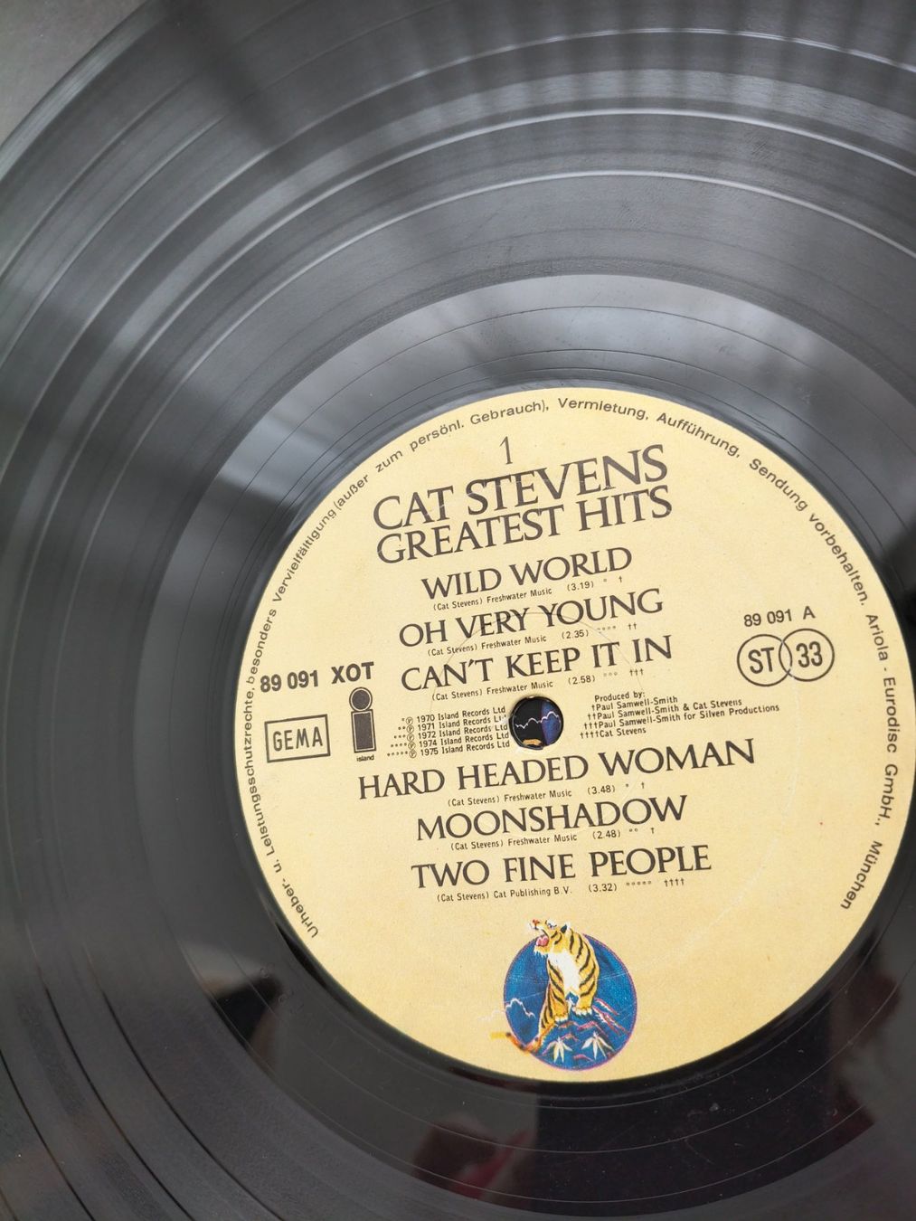 Dischi in vinile: LP "CAT STEVENS - GREATEST HITS" – Usato da Binningen venduto da mar_2jlr 6