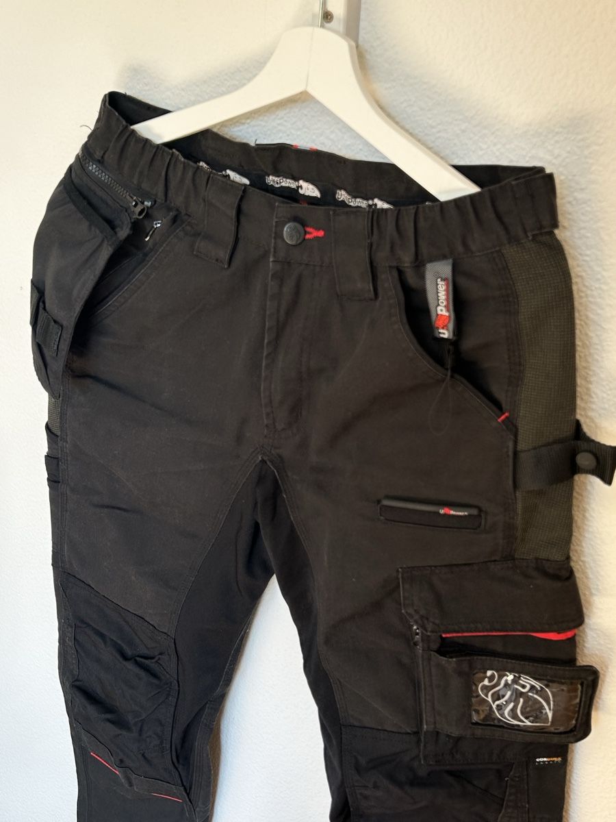 Pantaloni: U-Power Winter Arbeitshose, Schwarz, Grösse 46, – Usato da Zürich venduto da Asker_Cool 2
