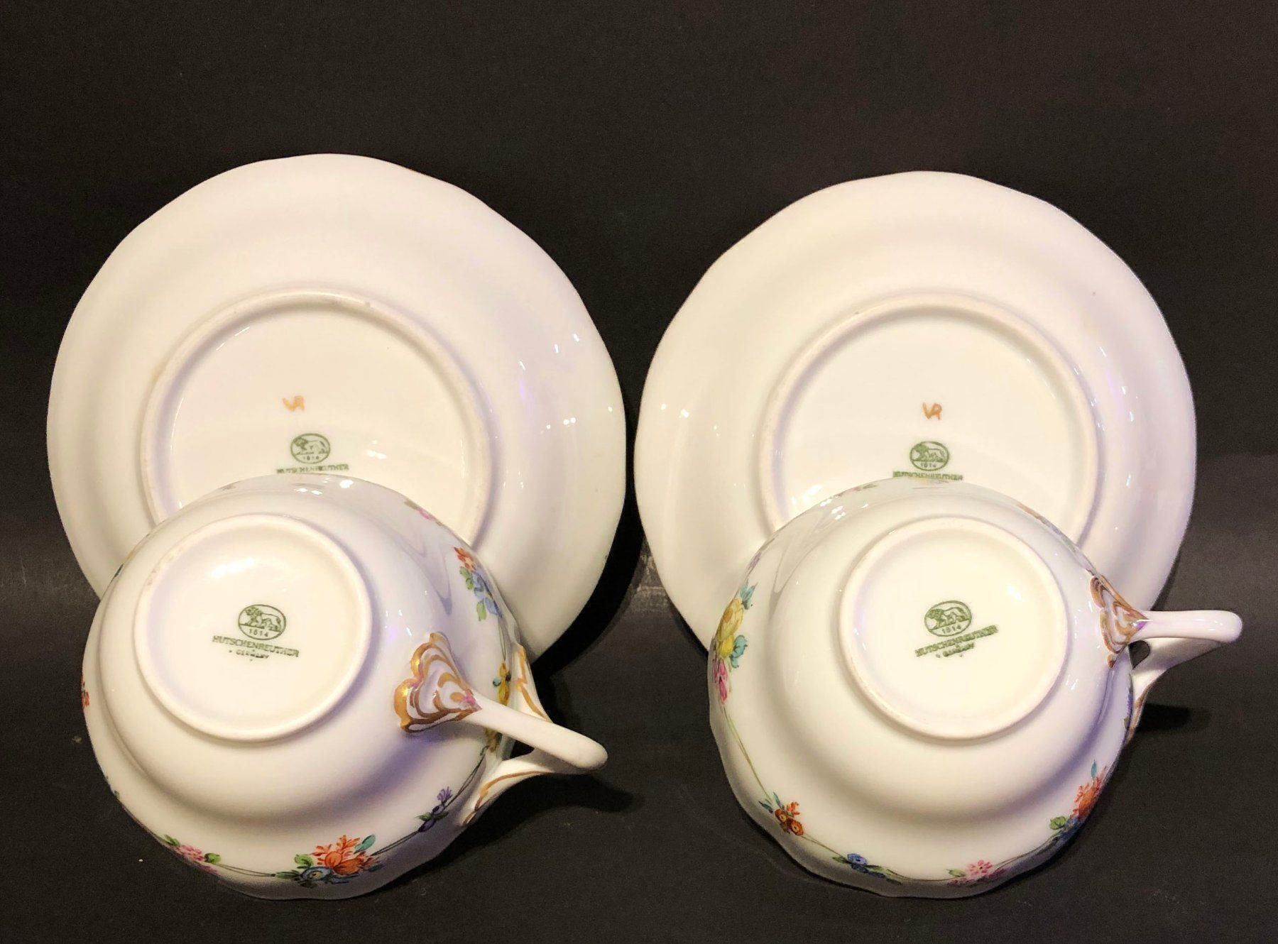 Hutschenreuther Tazze: Hutschenreuther Teetasse mit Untere – Usato da Dübendorf venduto da Orchid18 3