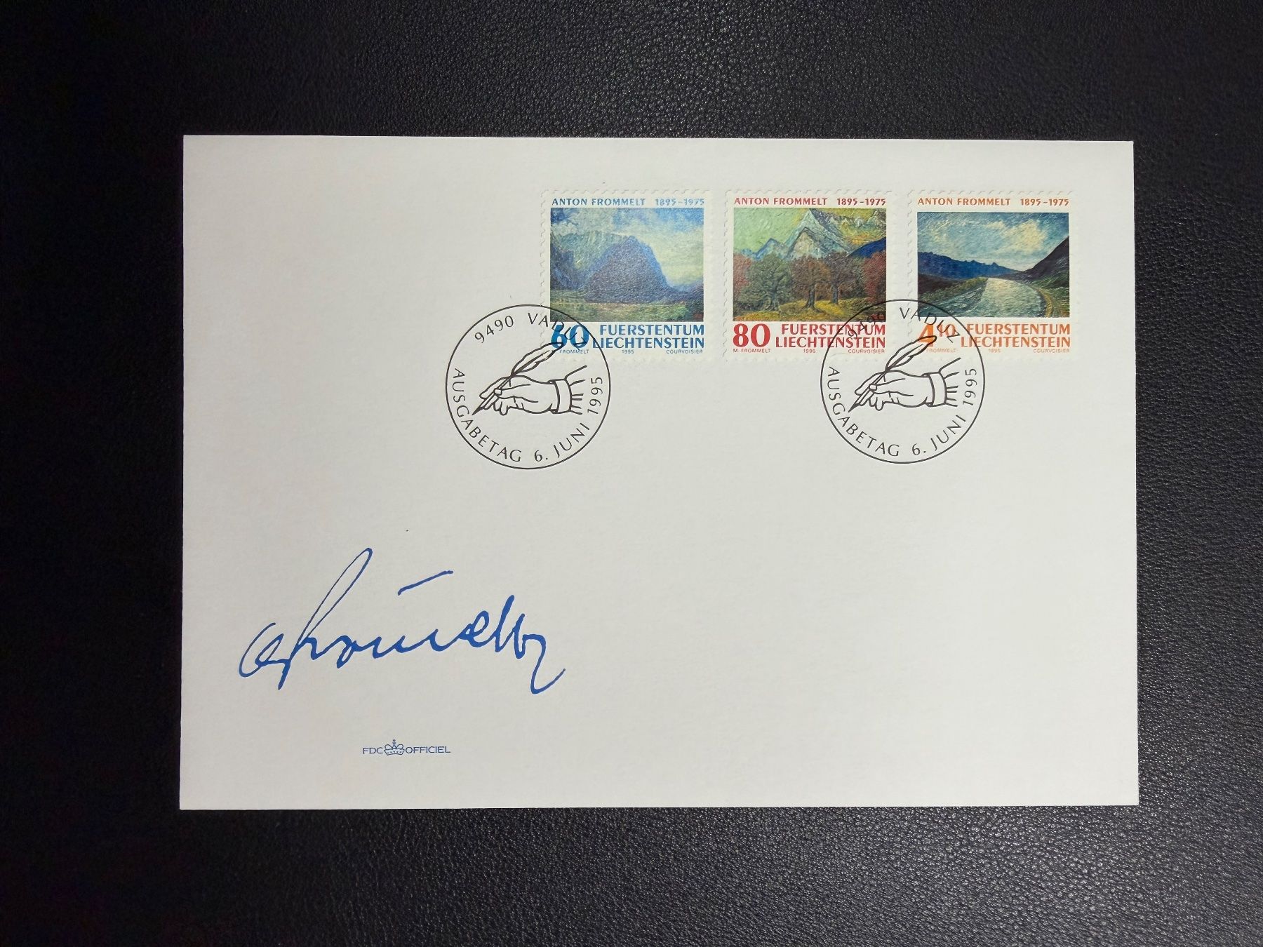 Tous les timbres: Liechtenstein FDC 1995 – D'occasion à oberrüti par jeanmei