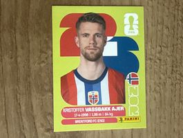 Panini FIFA WM 2026 Sticker Kristoffer Vassbakk Ajer NOR 5