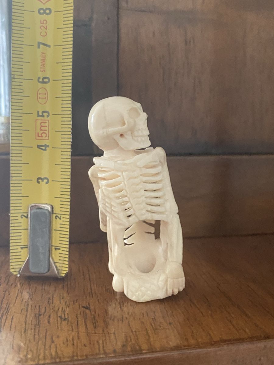 Statuette: Skelett Knochen geschnitzt  – Usato da Berikon venduto da Samurai67ch 4