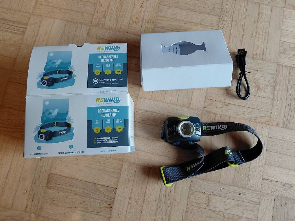 Lampade: Stirnlampe Rewind – Nuovo e nell'imballaggio originale da Glattfelden venduto da daniel0303