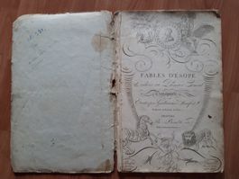 Fables d'ésope, Bonaparte Paris  1801