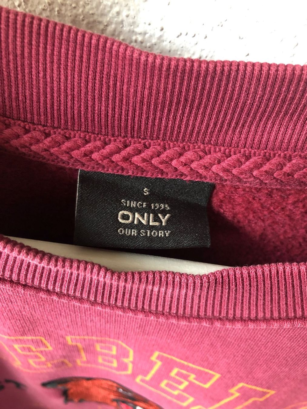 Only Maglioni & Felpe: ONLY Pullover Oversize Rouge Bordeau Burgundy S – Usato da St-Aubin FR venduto da Tiweety 3