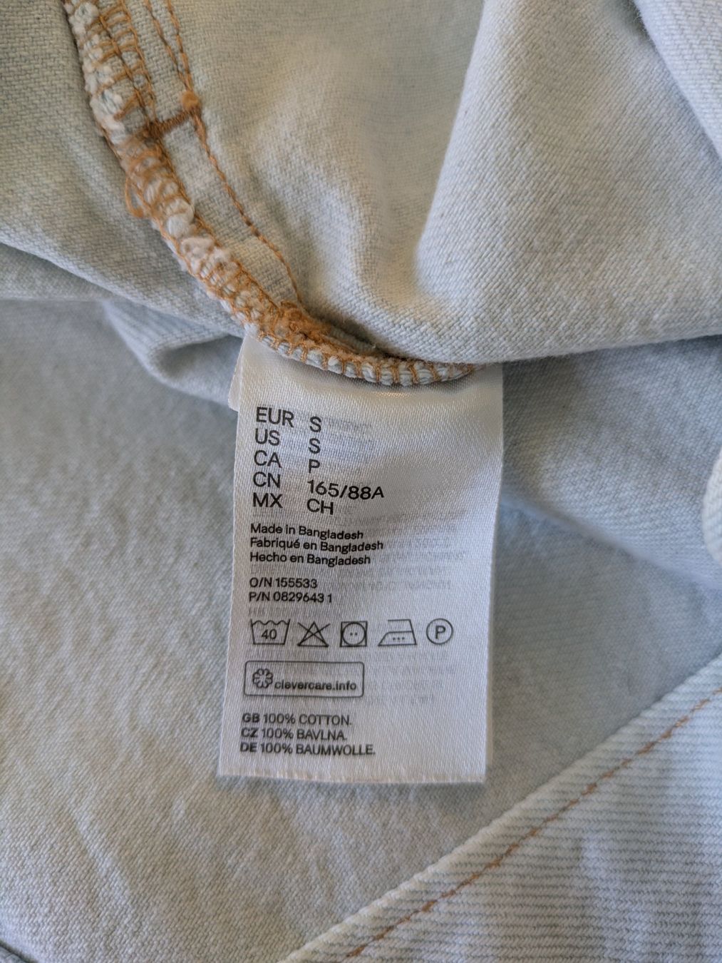 H&M Giacche: Jeans-Jacke oversize "Divided-H&M" Gr. S – Usato da Bonstetten venduto da Driver7 5