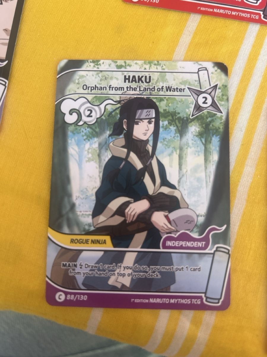 Carte collezionabili: Naruto Mythos TCG: Haku -  1. Edition – Nuovo (secondo la descrizione) da Zürich venduto da jje_7vy7