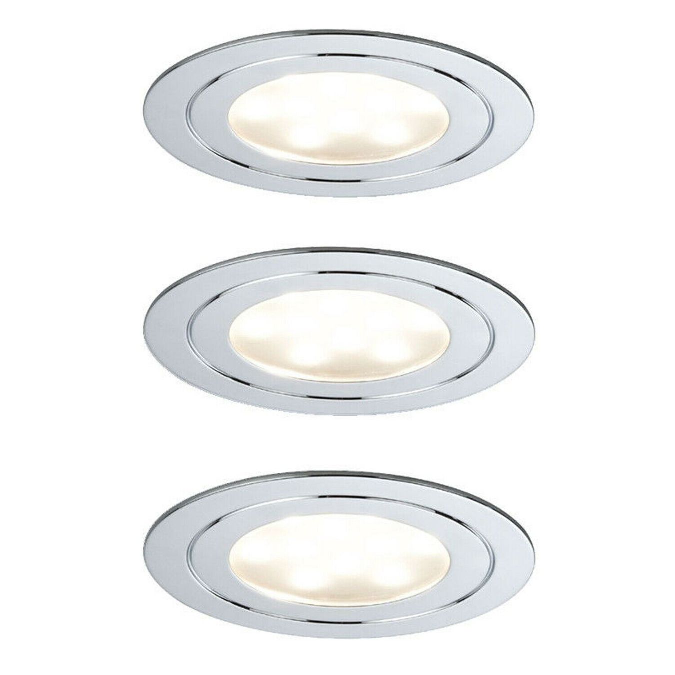 Lampade: LED Einbauleuchten Set 3er,dimmbar-421 – Nuovo (secondo la descrizione) da Recherswil venduto da paulchen09