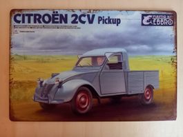 Citroen 2CV Pickup Blechschild