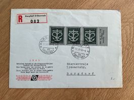 Briefumschlag Helvetia 1945 Spende Krieg 11.5.45 Burgdorf
