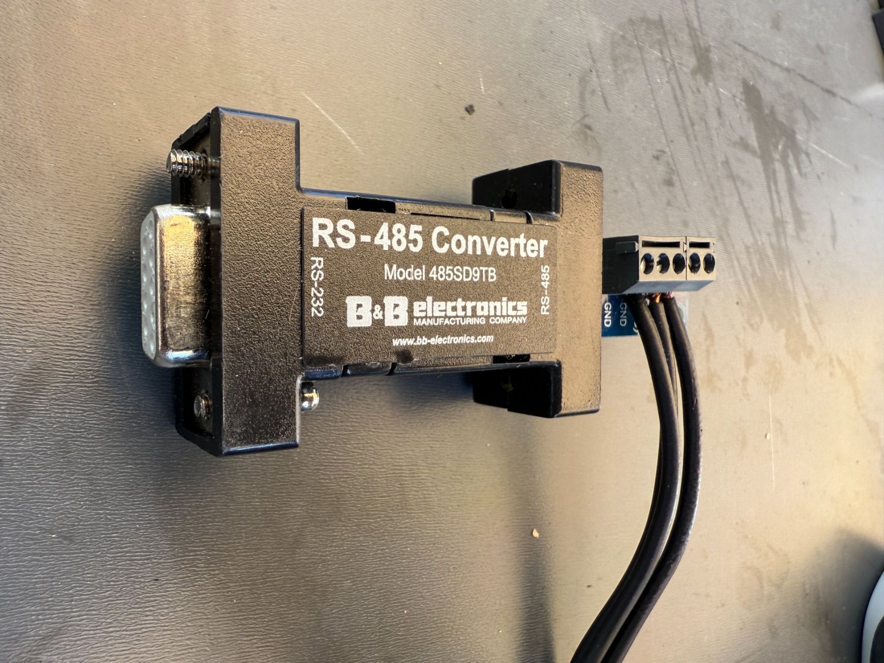 Convertitori: B&B Electronics CONVERTER - RS232-RS485 / Model 485SD9TB – Usato da Hohenrain venduto da roli1983 2