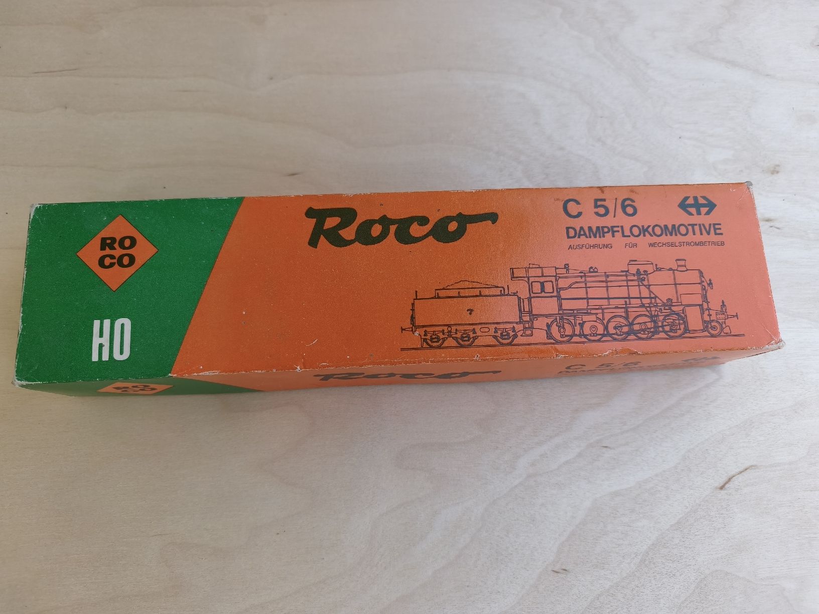 Roco Modellini di ferrovie: Roco HO Dampflokomotive C 5/6 14111A – Difettoso da Augst BL venduto da Schubrahim