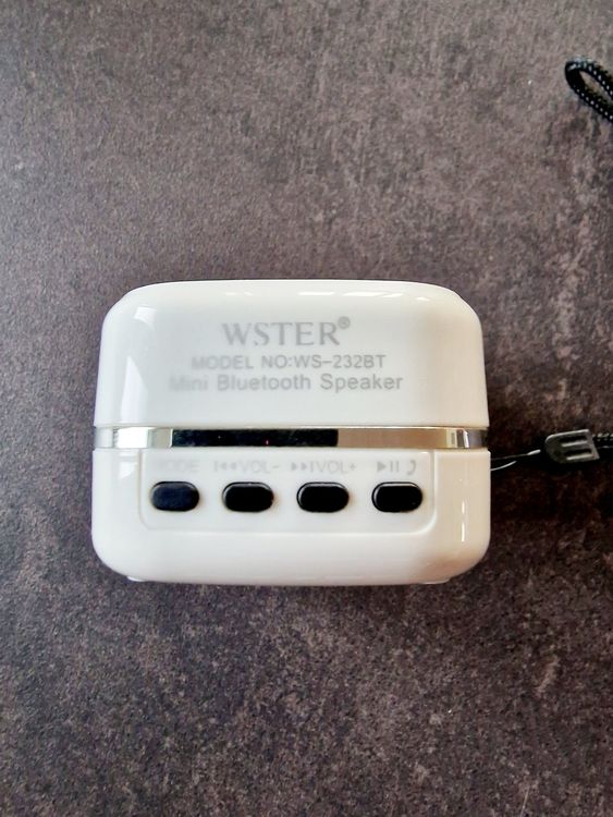 Mini bluetooth speaker boxen in weiss kaufen auf ricardo