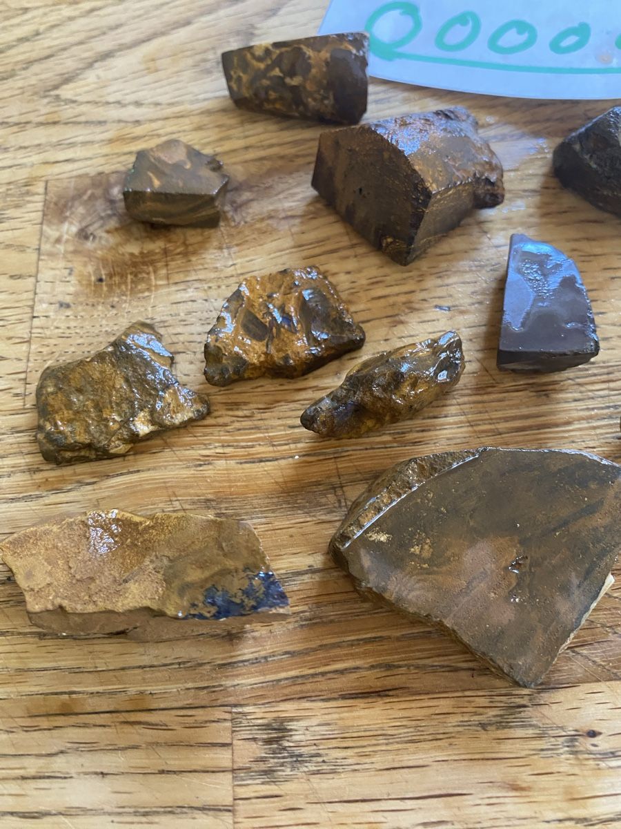 Edelsteine: 11 Boulder Rohopale – Gebraucht aus Flawil von Naphtali 1