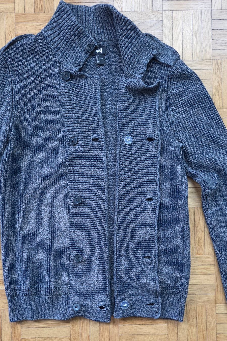 H&M Jacken: Herren Cardigan grau – Gebraucht aus Brüttisellen von ruebli-fan13 2