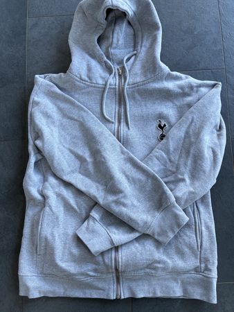 Tottenham Hotspur Kapuzenjacke XL grau, ideal für kalte Tage