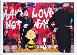 Death NYC Ltd Pop Art Druck " Durix Charles Charlie & Snoopy