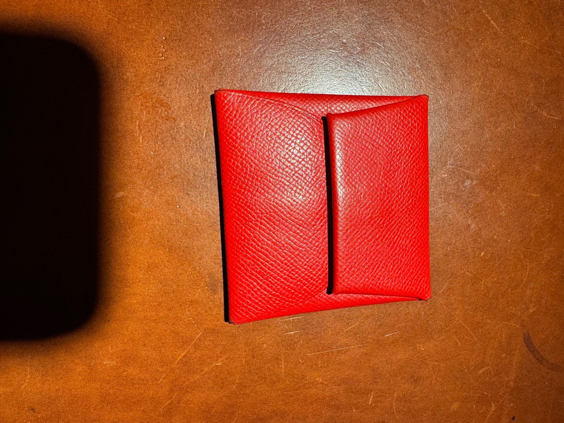Hermès Portefeuilles: Hermès Bastia red – D'occasion à Basel par mimi8668