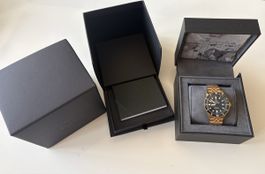 Zodiac Super Sea Wolf, plaqué or automatique, neuve!