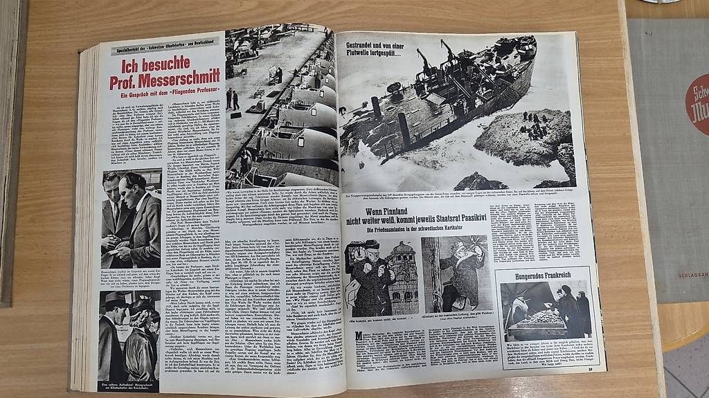 Zeitschriften & Magazine: Schweizer Illustrierte Zeitung, Bände 1943/44/45  – Gebraucht aus Embrach von Beteigeuze 8