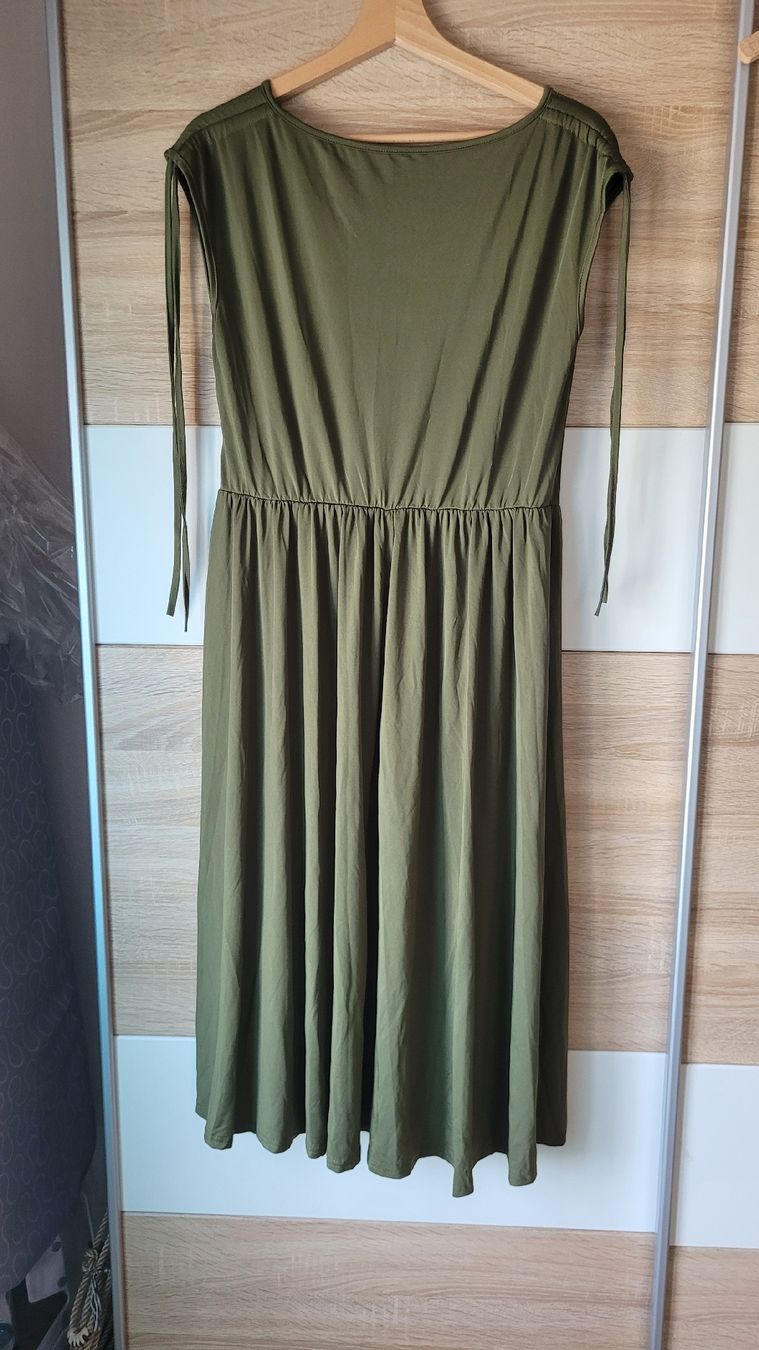 Kleider: Green Wrap Dress 3/4 long Size L – Neu (gemäss Beschreibung) aus Hindelbank von Hevenisreal 1