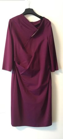 ESCADA amethyst stretchy elegant  dress 42