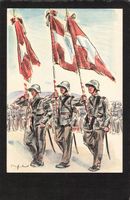 Einheitskarte Nr. 10 , Kommandostäbe