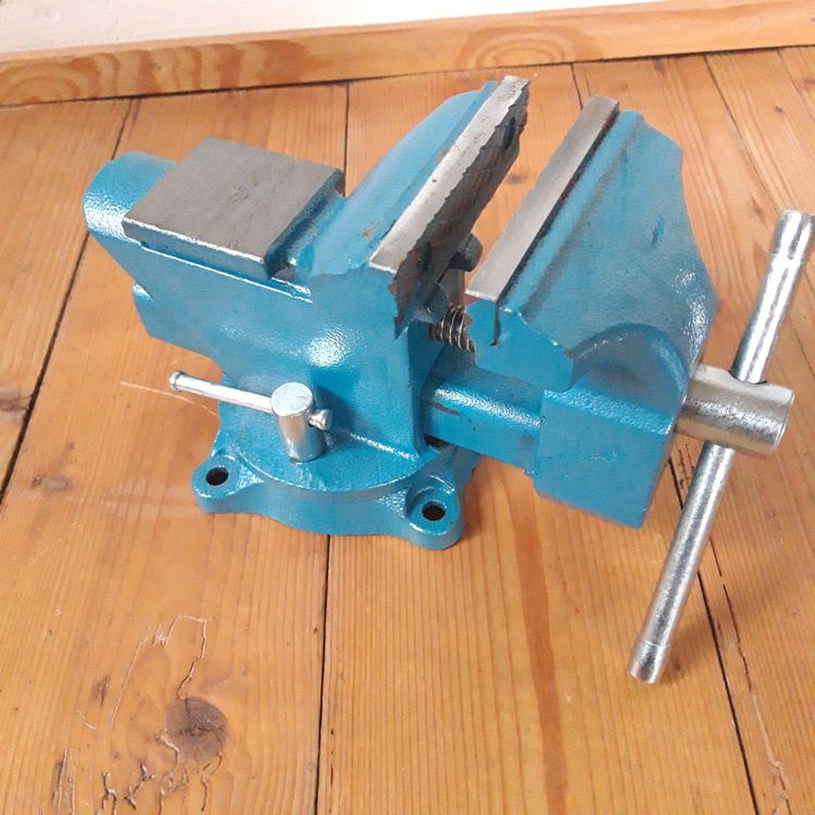 Kimllier 10,2 Cm Mehrzweck-Schraubstock – 360° Drehbar Mit Drehbarem Sockel Und Kopf, Robuste Ausführung