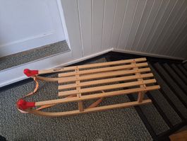 Holzschlitten