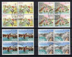 Schweiz 2018, Werbemarken Serie(n) im 4er-Block mit ET-ʘ