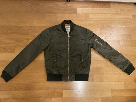 Schott Bomberjacke Olive