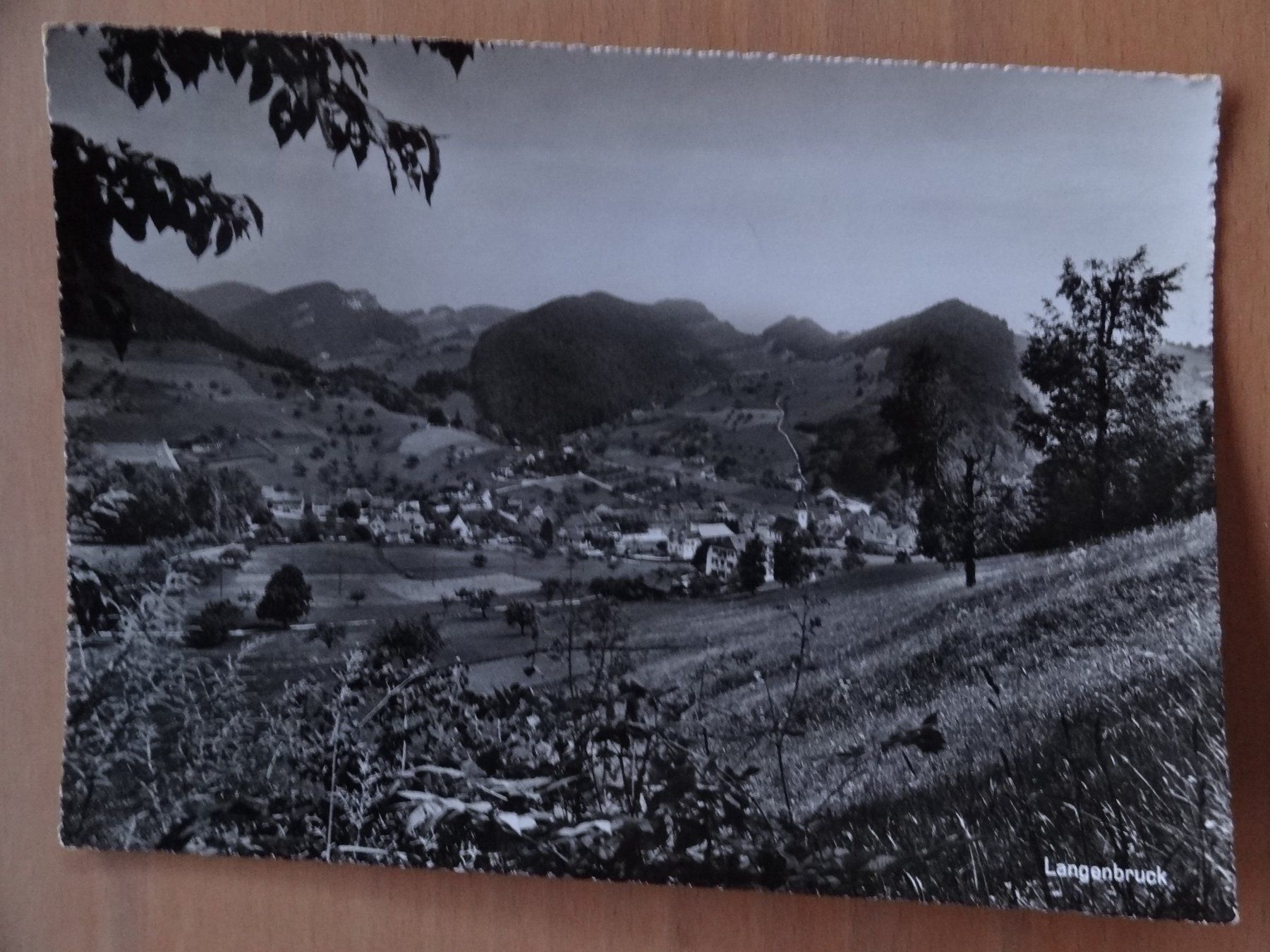 Cartoline postali: Langenbruck - BL - 1956 – Usato da St Léonard venduto da Riglin