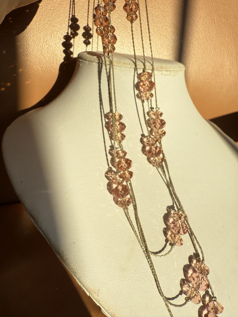 Catenine: Rosa Modeschmuck Kette NEU – Nuovo e nell'imballaggio originale da Basel venduto da Chili007 3