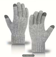 Unisex Alpaka Handschuhe / Touchscreen kompatibel